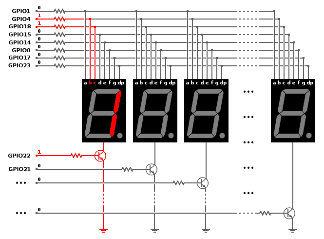 Multiplexacion por Division de tiempo con PIC y display de 7-segtmentos